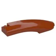 Brick Round, Curved 10 x 2 x 2 with Rounded End Right