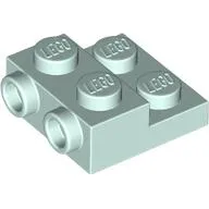 Plate Special 2 x 2 x 2/3 with Two Studs On Side and Two Raised - Updated Version