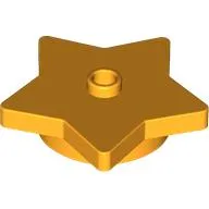 Plate Special 5-Point Star 4 x 4 2/3 with One Stud