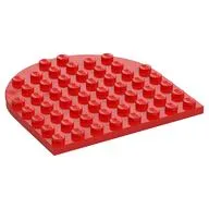 Plate 8 x 8 with Rounded End