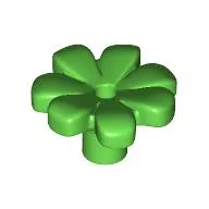 Plant, Flower, Minifig Accessory with 7 Thick Petals and Pin