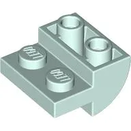 Slope Curved 2 x 2 Inverted with 1 x 2 Cutouts