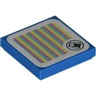 Tile 2 x 2 with Dorrie and Barcode Print (Sticker)