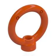 Plate Special, 1 x 1 Stud with 3 x 3 Ring on Top