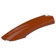 Brick Round, Curved 10 x 2 x 2 with Rounded End Left