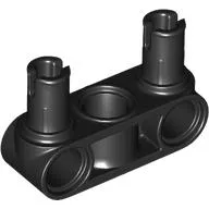 Technic Pin Connector Hub Perpendicular 3L with 2 Pins