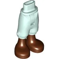 Minidoll Hips and Cropped Trousers with Reddish Brown Boots print