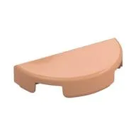 Tile Round 1 x 2 Half Circle