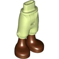 Minidoll Hips and Cropped Trousers with Reddish Brown Boots print