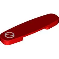 Duplo Train Action Plate with White Stripe in Circle Print, Stop Action