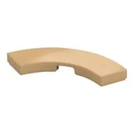 Tile 3 x 3 Curved, Macaroni