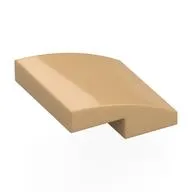 Brick Curved 2 x 2 x 2/3