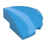 Brick Round Corner, Curved 3 x 3 x 1 Quarter Circle
