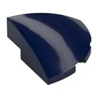 Brick Round Corner, Curved 3 x 3 x 1 Quarter Circle