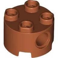 Brick Round 2 x 2, Pin Holes
