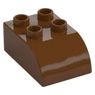Duplo Brick 2 x 3 with Curved Top