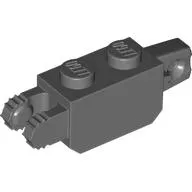 Hinge Brick 1 x 2 Locking with 1 Finger Vertical End and 2 Fingers Vertical End, 7 Teeth