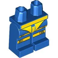 Hips and Blue Legs with Yellow Leotard, Straps print