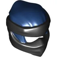 Wrap with Short Back Knot Smooth, Black Mask pattern