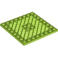 Plate Special 8 x 8 with Grille [Hole in Center]