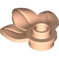 Plant, Plate 1 x 1 Round with 3 Leaves