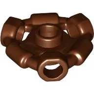 Plate Special 1 x 1 with Hole Through Stud, 3 Bars and 3 Bar Holes