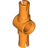 Technic Pin Connector Hub with 2 Pins with Friction Ridges Lengthwise [Small Squared Pin Holes]