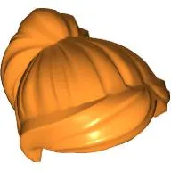 Hair Ponytail and Swept Sideways Fringe