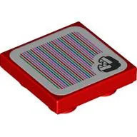 Tile Special 2 x 2 Inverted with Piranha Plant and Barcode Print (Sticker)