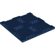Plate Special 16 x 16 x 2/3 with Eight Recessed Edges with 1 x 4 Studs and Four Recessed Centers with 2 x 4 Studs
