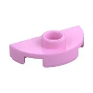 Plate Round 1 x 2 Half Circle with Stud (Jumper)