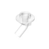 Bar, Angled with 1 x 1 Round Plate / Stud on End