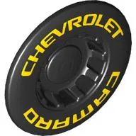 Hub Cap 24mm without Tube with Chevrolet print