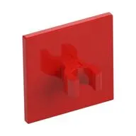 Road Sign Clip-on 2 x 2 Square [Thick Open O Clip]