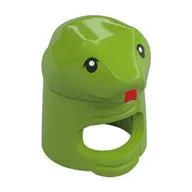 Costume / Mask, Snake with Black Eyes, Red Tongue print