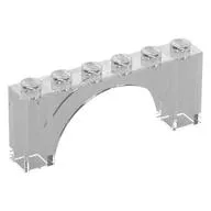 Brick Arch 1 x 6 x 2 - Thin Top without Reinforced Underside [New Version]