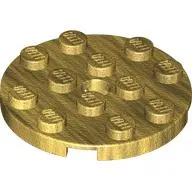 Plate Round 4 x 4 with Pin Hole