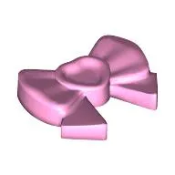 Headwear Accessory Bow with Heart, Long Ribbon and Pin