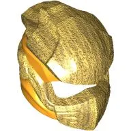 Helmet, Ninja with Wraps Bright Light Orange Pattern