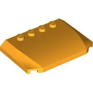 Slope Curved 4 x 6 x 2/3 Triple Curved with 4 Studs