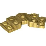 Plate Angled 2 x 2 with Step and Hole in Center