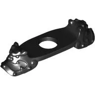 Minifig Neckwear Shoulder Pads with Dragon Faces, Rivets