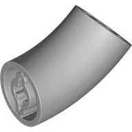 Brick Round 2 x 2 D. Tube with 45° Elbow and Axle Holes (Crossholes) at Each End [LONG]