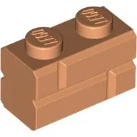Brick Special 1 x 2 with Masonry Brick Profile