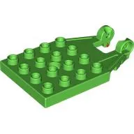 Duplo Plate 4 x 4 with 16 Studs and Reinforced Hinge
