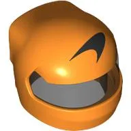 Helmet, Formula 1 with Trans-Black Visor pattern and Black McLaren Logo print