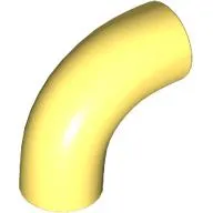 Brick Round 1 x 1 diameter Tube with 90 Degree Elbow (2 x 2 x 1) and Axle Holes (Crossholes) at each end