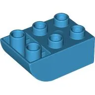 Duplo Brick 2 x 3 with Curved Bottom