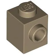 Brick Special 1 x 1 with Stud on 1 Side