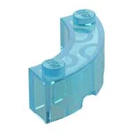 Brick Round Corner 3 x 3 Macaroni with 2 Studs